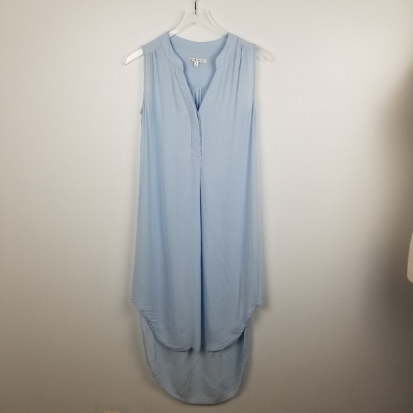 CAbi Dresses & Skirts - Cabi Wedgewood Breeze Blue Sleeveless Shirt Dress